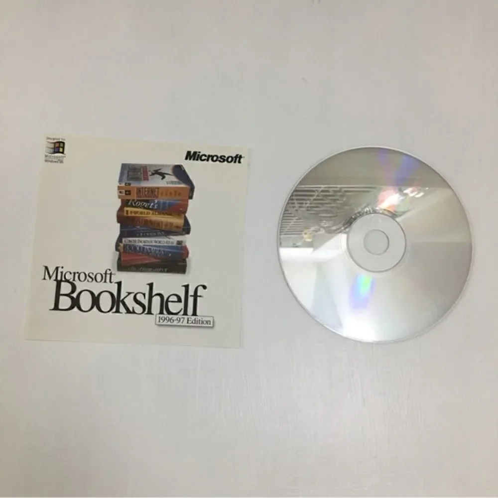 Microsoft Bookshelf 1996-97 Edition Vintage Collectible